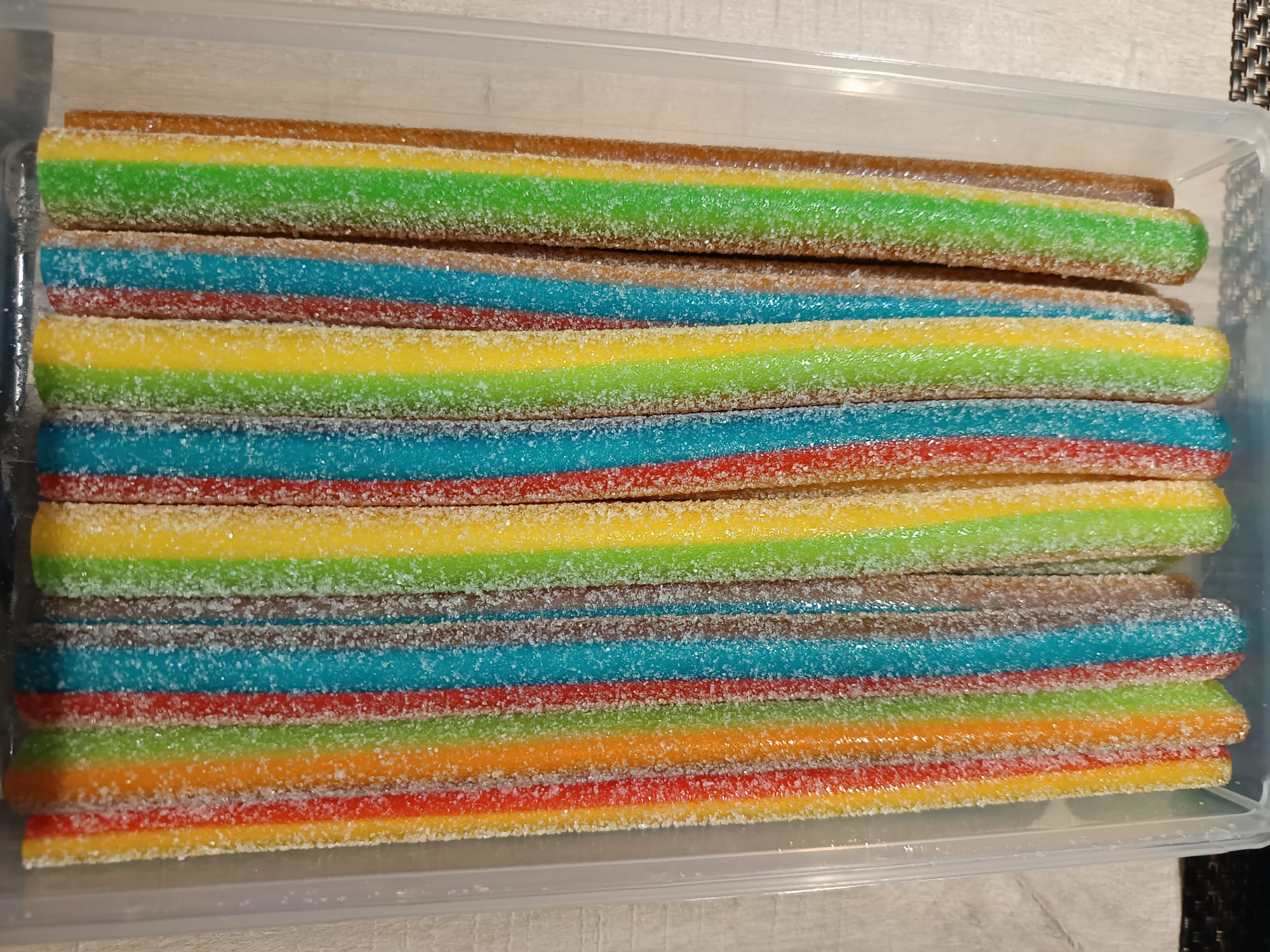 Jake jumbo arc en ciel acide Halal à l'unité