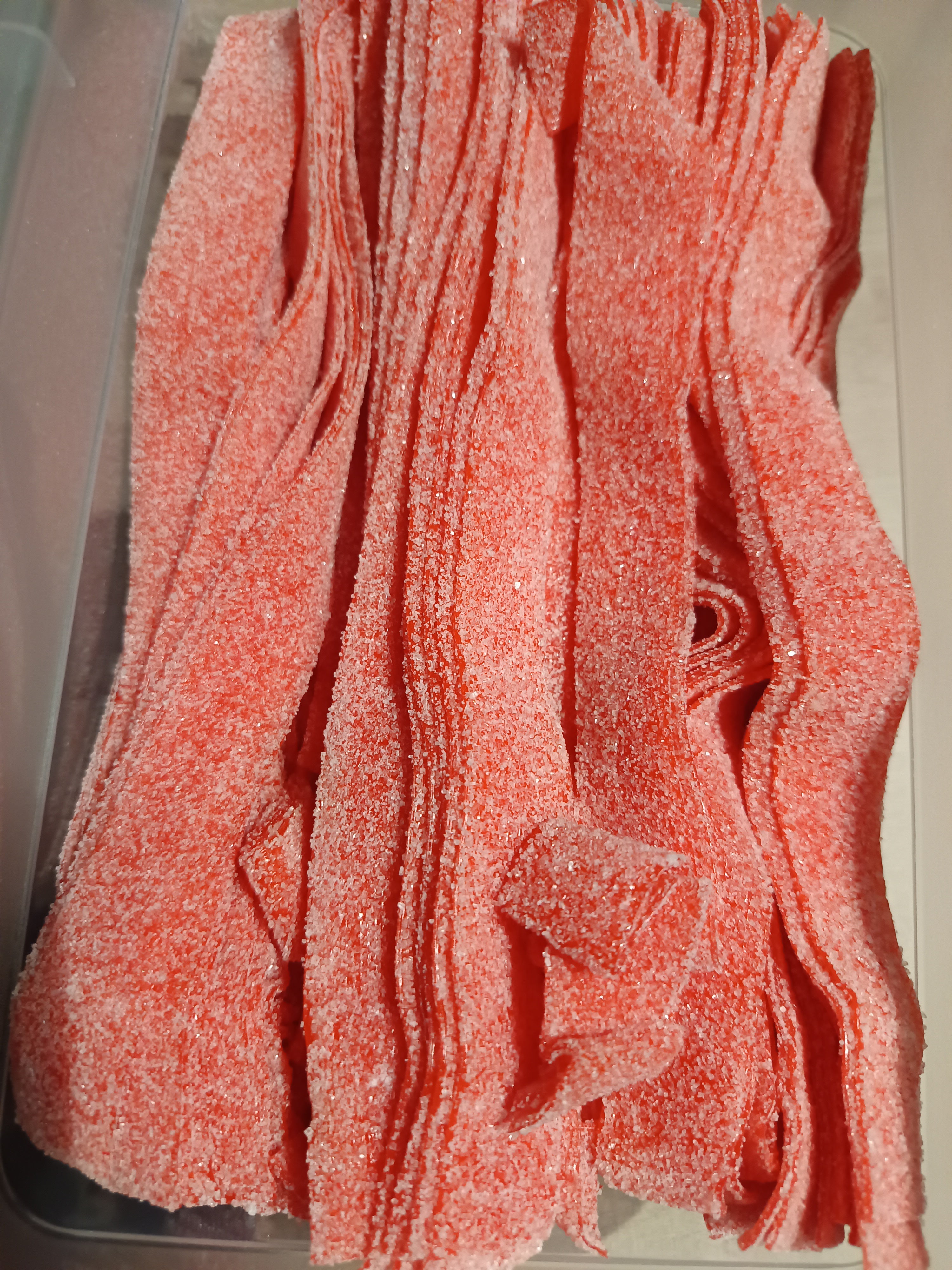 Ceintures acide Fini en lot de 10 Fraise