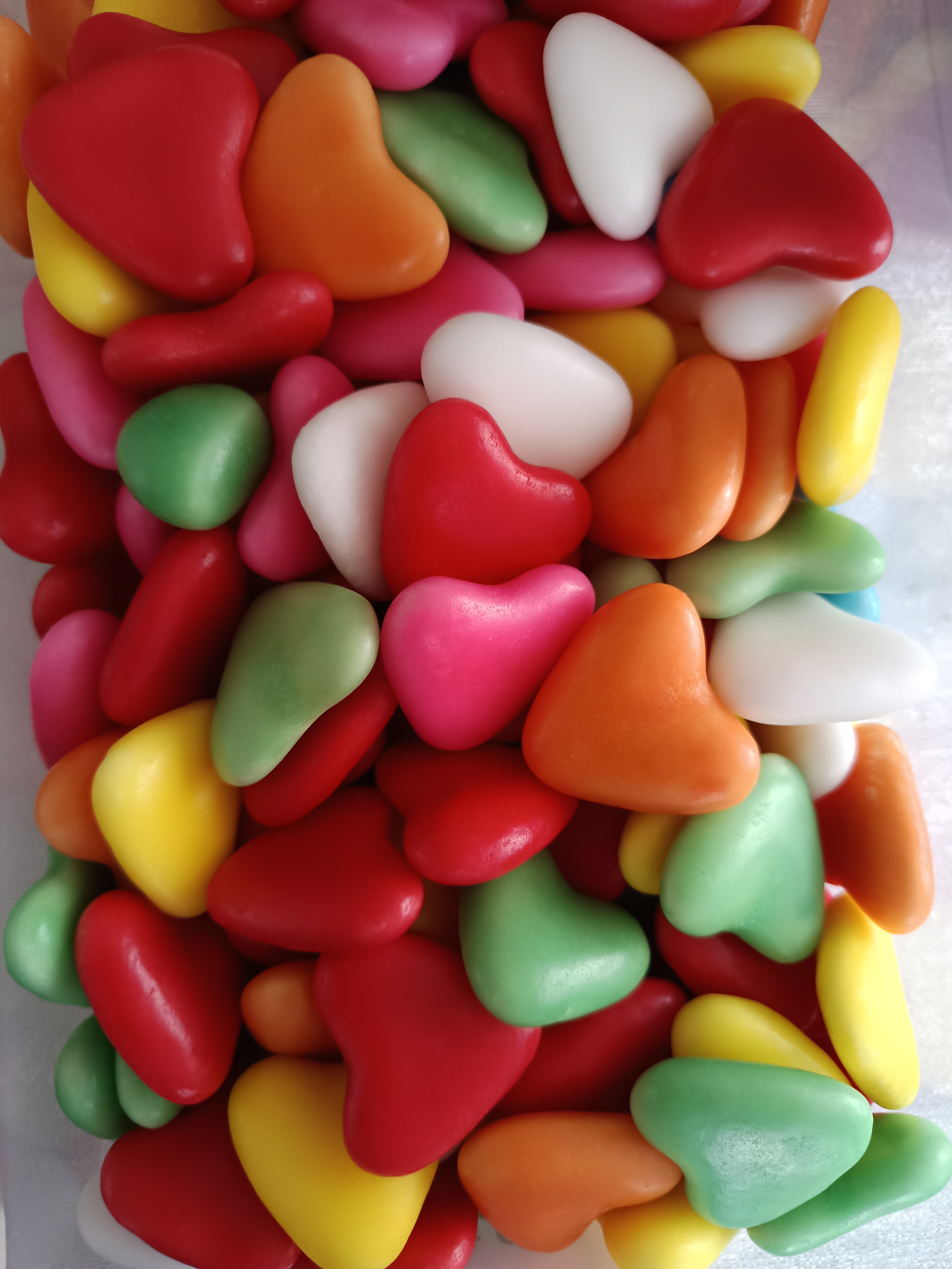 Bonbon cœur multicolore Haribo lot de 10